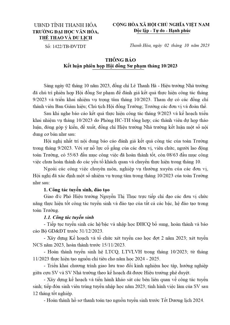 10.1Thông báo Kết luận phiên họp HĐSP phiên tháng 10.2023_page-0001.jpg