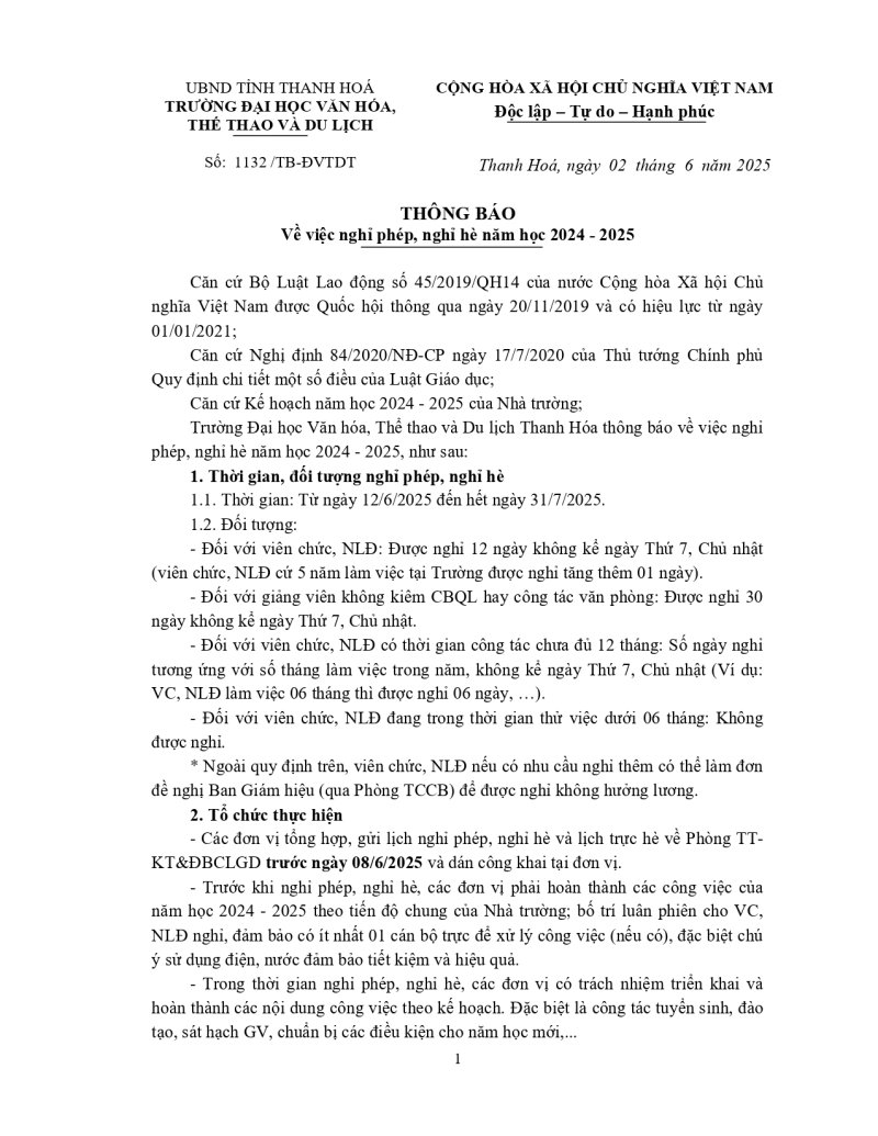 THÔNG BÁO về việc nghỉ phép, nghỉ hè năm học 2024-2025 (1)_page-0001.jpg