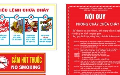 NỘI QUY PHÒNG CHÁY, CHỮA CHÁY VÀ CỨU NẠN, CỨU HỘ TẠI TRƯỜNG ĐH, VH, TT&DL THANH HÓA